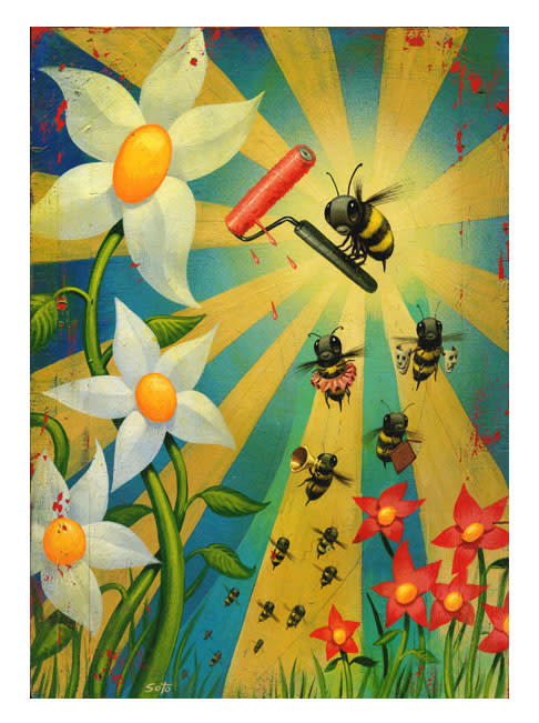 "Spring Bees" by Jeff Soto 