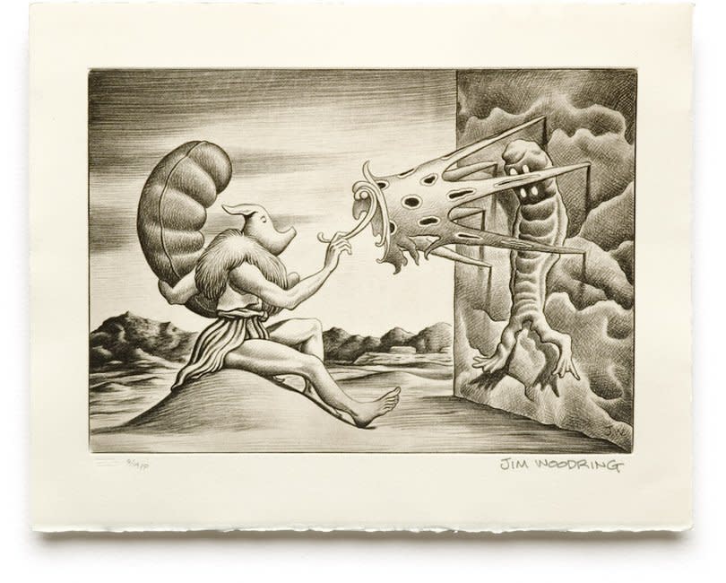 "Focus Study" by Jim Woodring 