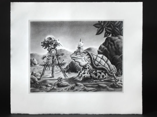 "Pensioner" by Jim Woodring 