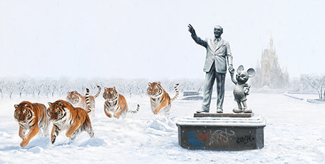 "Whole New World" by Josh Keyes 