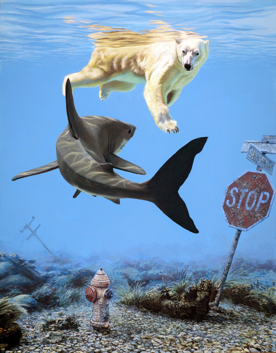 "Turbulence" by Josh Keyes 