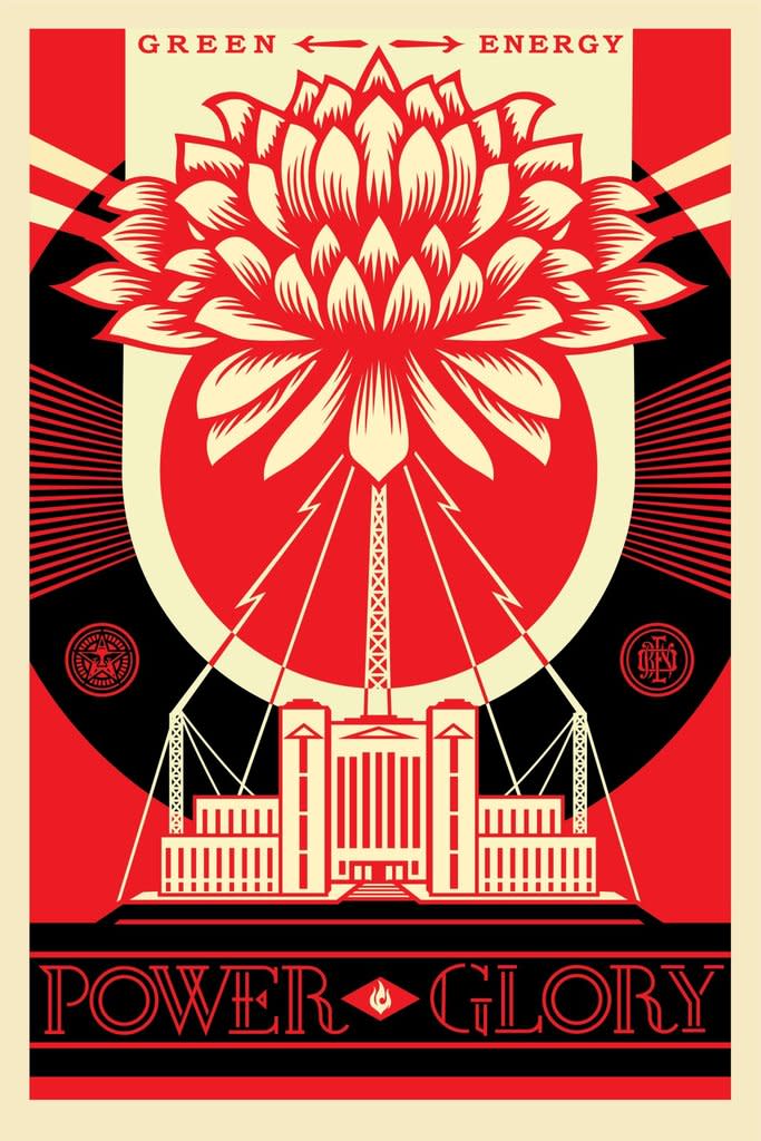 GREEN POWER by Shepard Fairey 