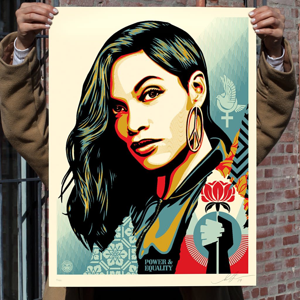 Power & Equality: Flower by Shepard Fairey 