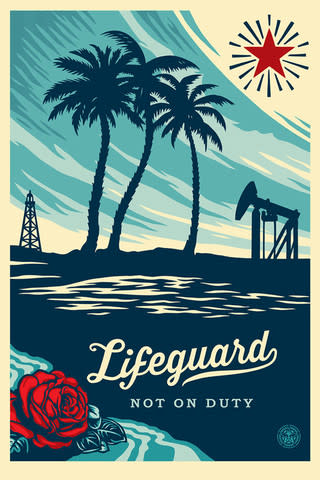 "Paradise Turns" by Shepard Fairey 