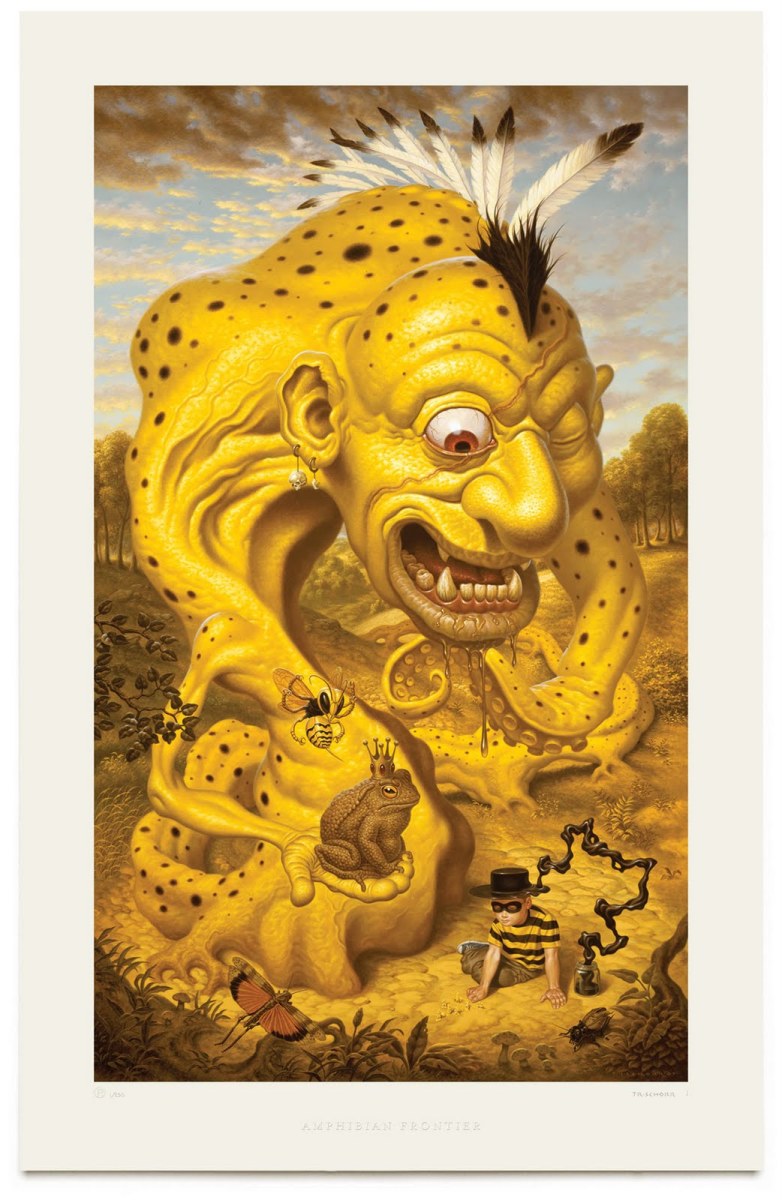 "AMPHIBIAN FRONTIER" by Todd Schorr 