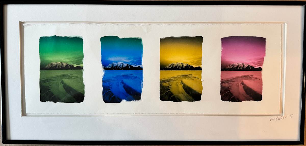 Abraham Lake Rainbow by Lisa Libretto 