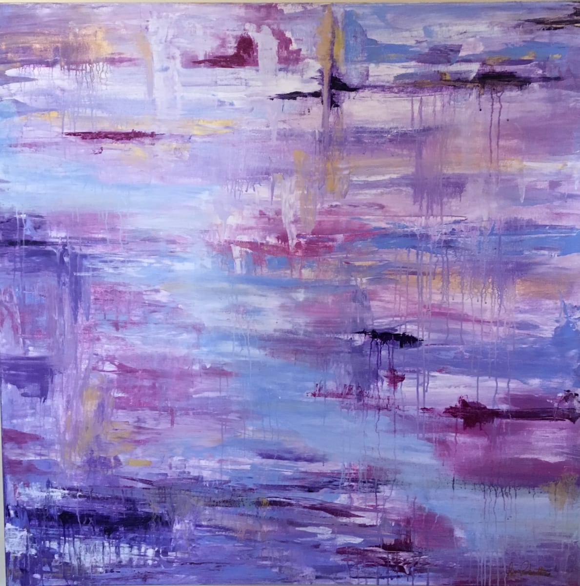 a stream in the back by Lisa Libretto 