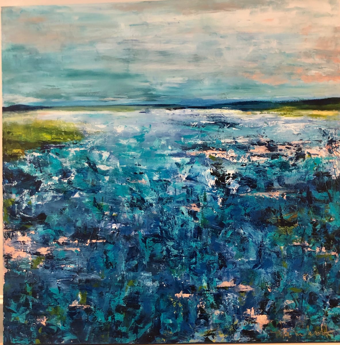 Mystic Marsh by Lisa Libretto  Image: 36x36 Acrylic