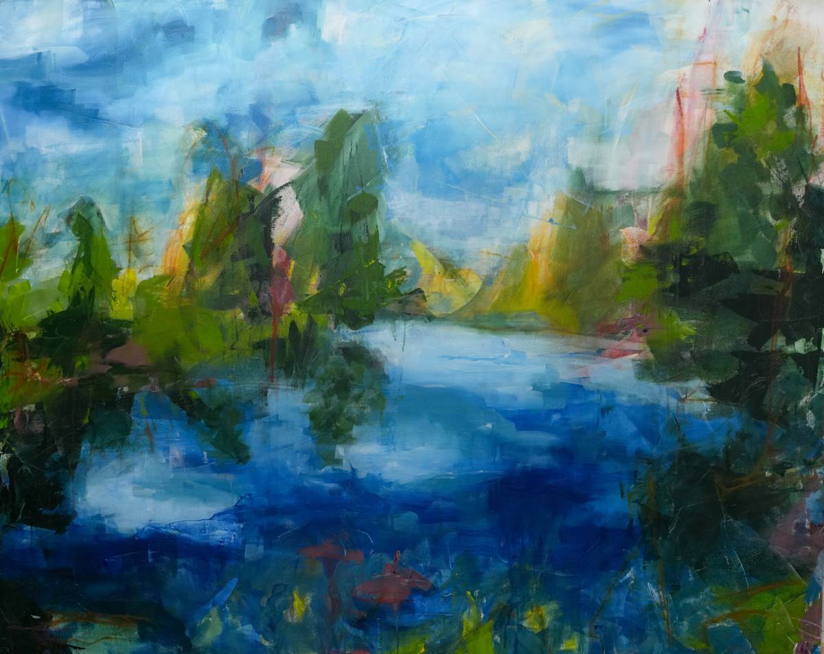 Farm Pond 1 by Lisa Libretto 