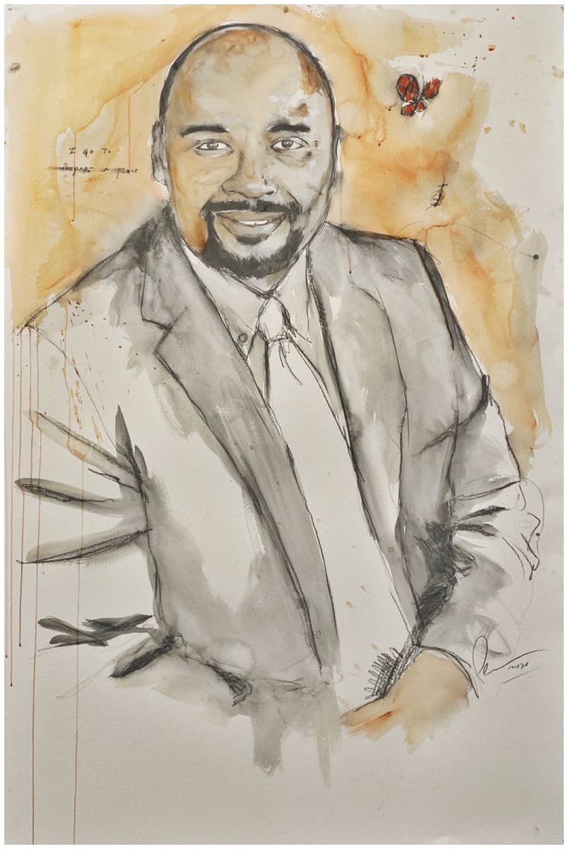 Butterflies (For Pellom) by Dr. Fahamu Pecou 