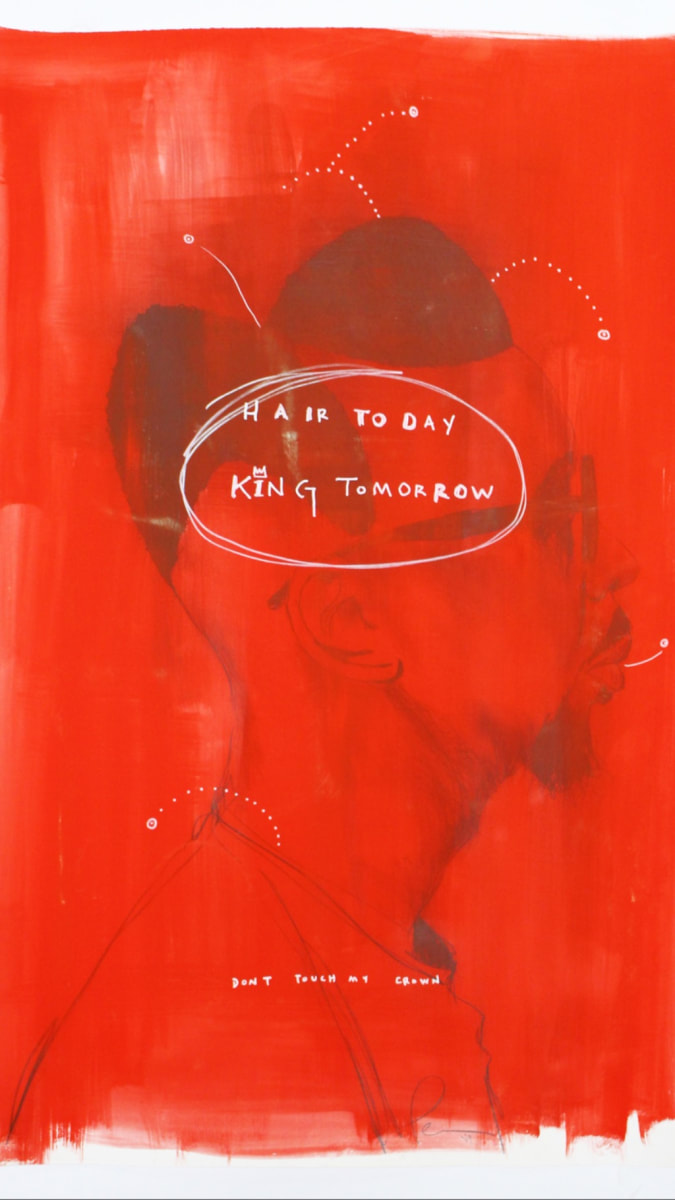 Don't Touch My Crown 04 by Dr. Fahamu Pecou, Image 1.