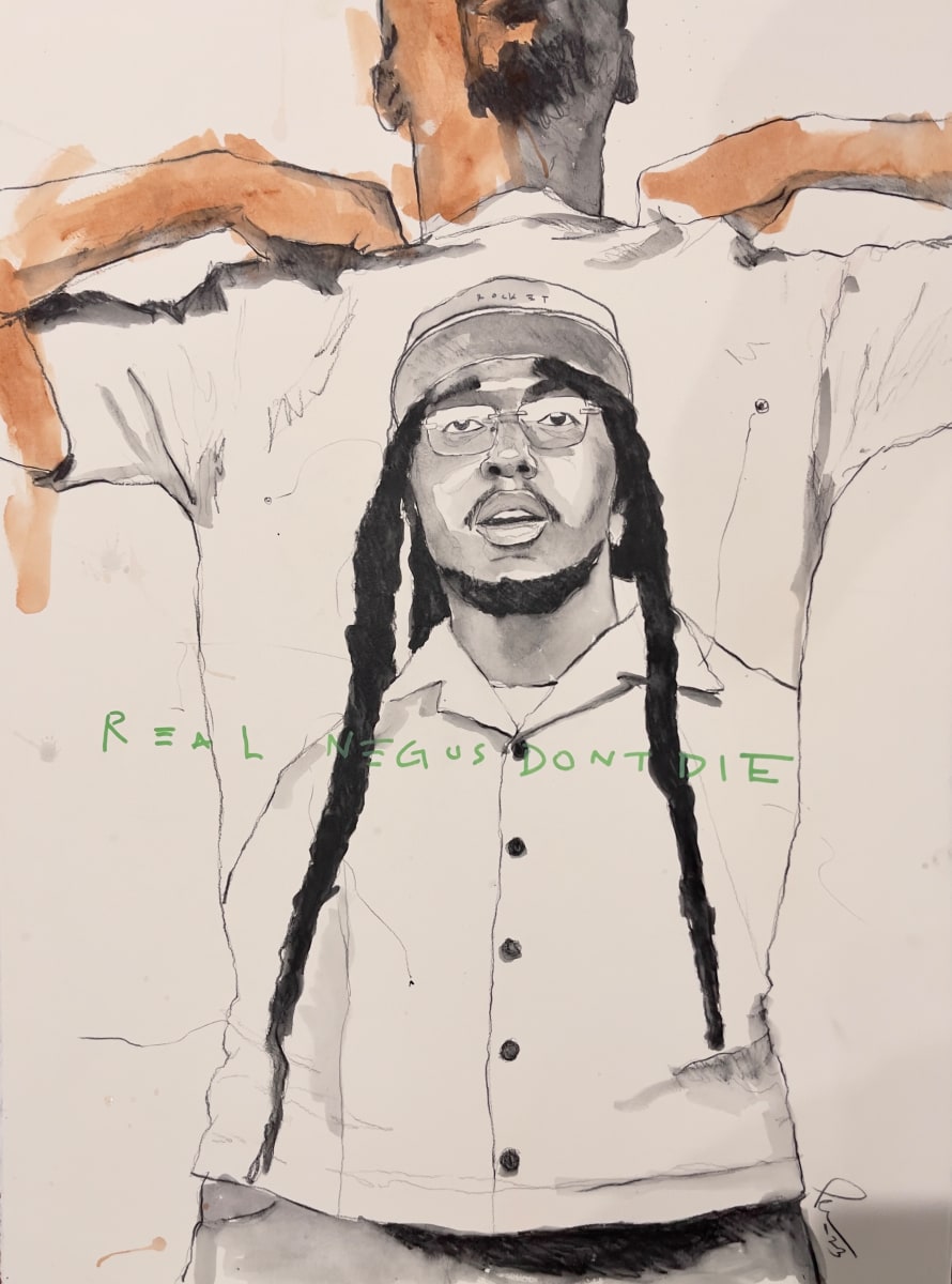 Real Negus Don't Die: Rocket by Dr. Fahamu Pecou, Image 1.
