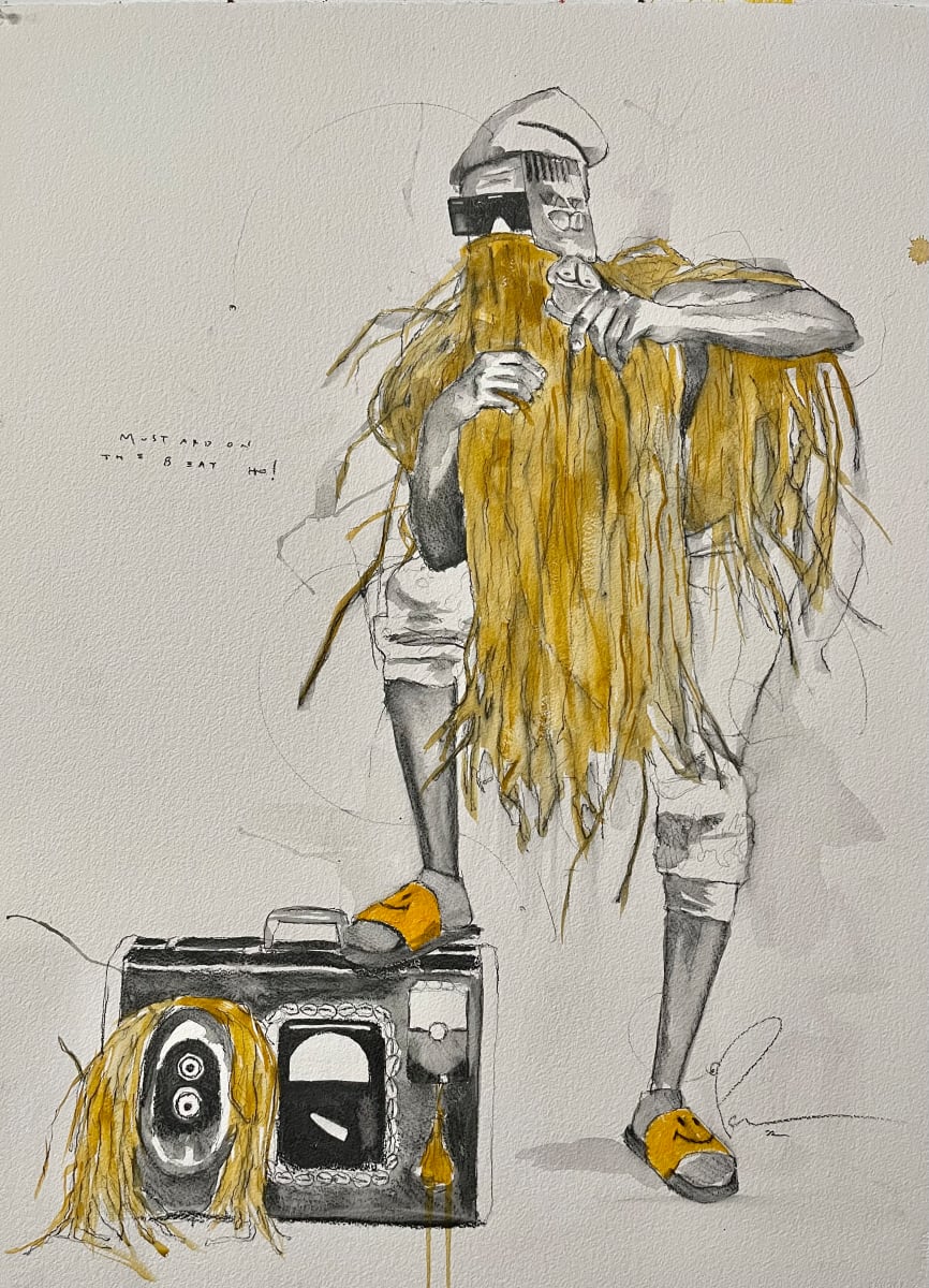 Mustard On the Beat by Dr. Fahamu Pecou, Image 1.