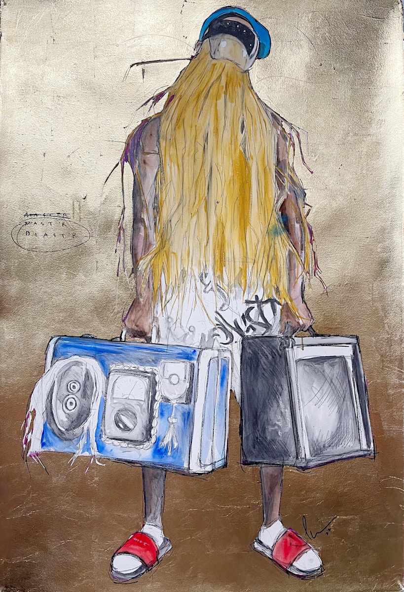 Master Blaster by Dr. Fahamu Pecou, Image 1.
