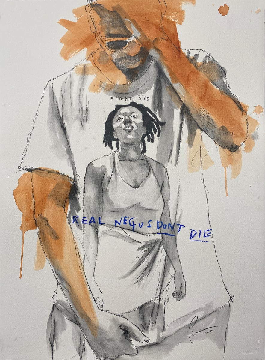 Real NEGUS Don't Die: Sister Fighter (For Oluwatoyin) by Dr. Fahamu Pecou 