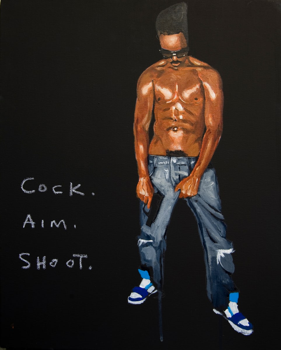 Cock. Aim. Shoot. by Dr. Fahamu Pecou, Image 1.