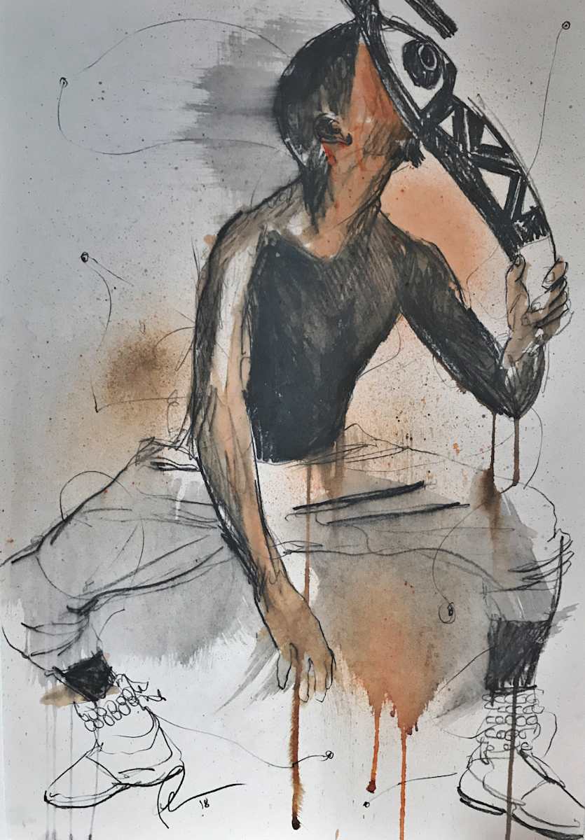 Spirits 01 by Dr. Fahamu Pecou, Image 1.