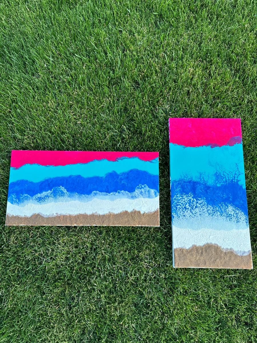 Radiant Sand View  & Coral Hughes by Lisa Heintzman 