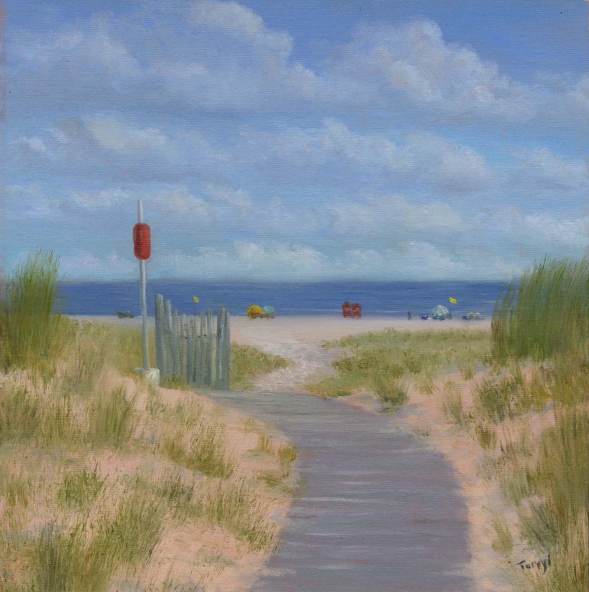Path to the beach from 23rd street- LBI by Tarryl Gabel 