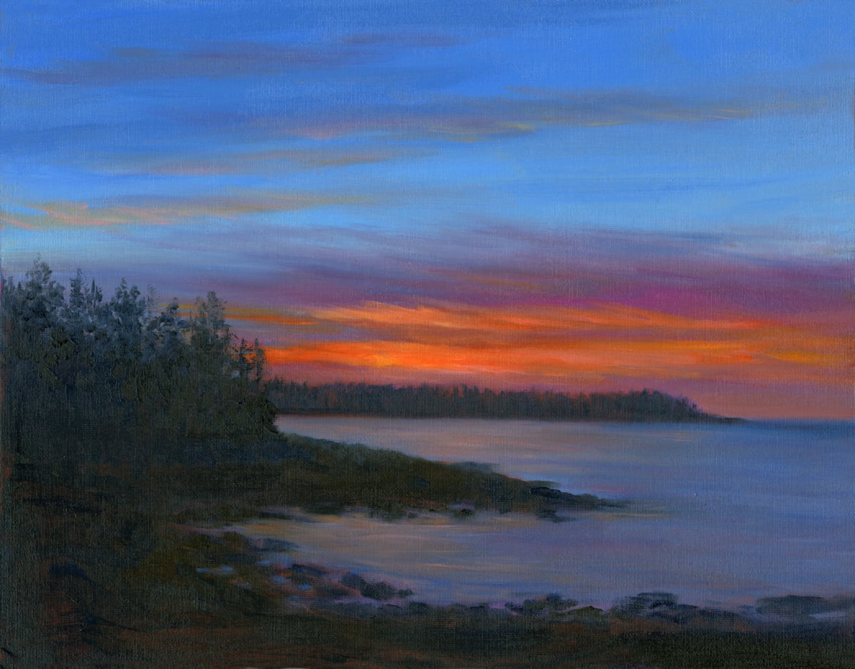 Twilight - Schoodic Peninsula by Tarryl Gabel 