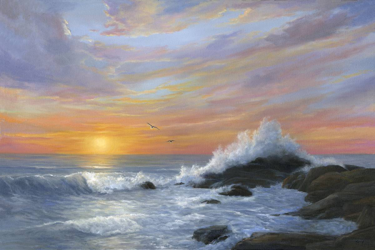 Sunset Seascape by Tarryl Gabel, Image 1.