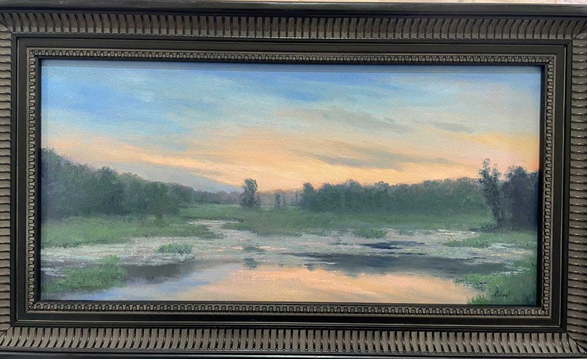 As twilight disappears, Wellesley Island 