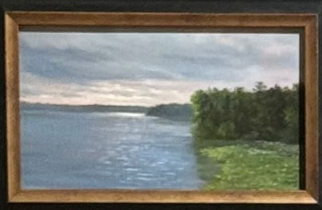 Stormy Skies over the Reservoir by Tarryl Gabel 