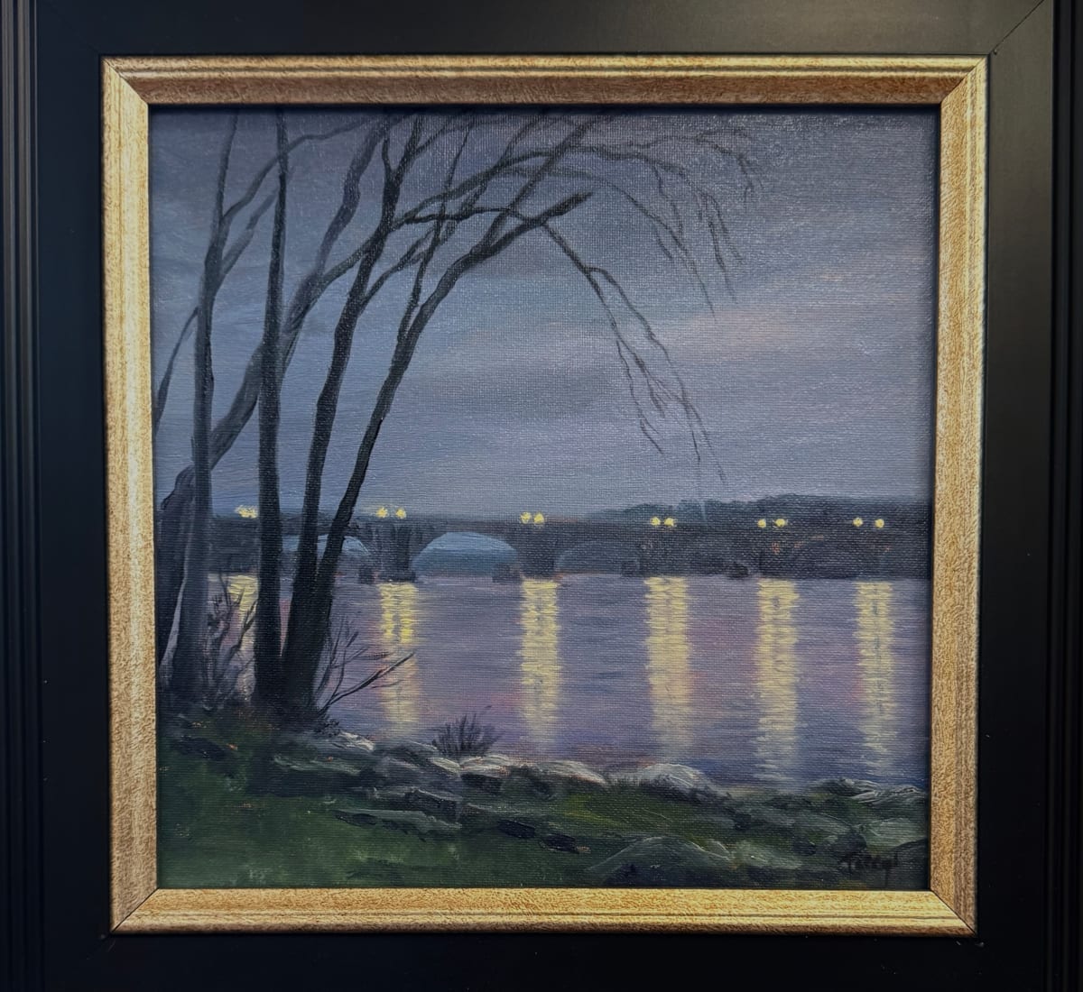 Shimmering Bridge Lights by Tarryl Gabel, Image 1.