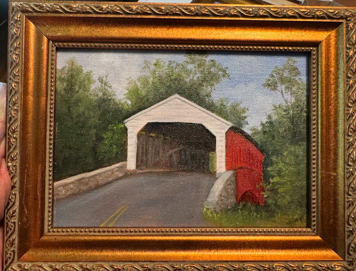 Covered Bridge- Oley PA by Tarryl Gabel, Image 1.
