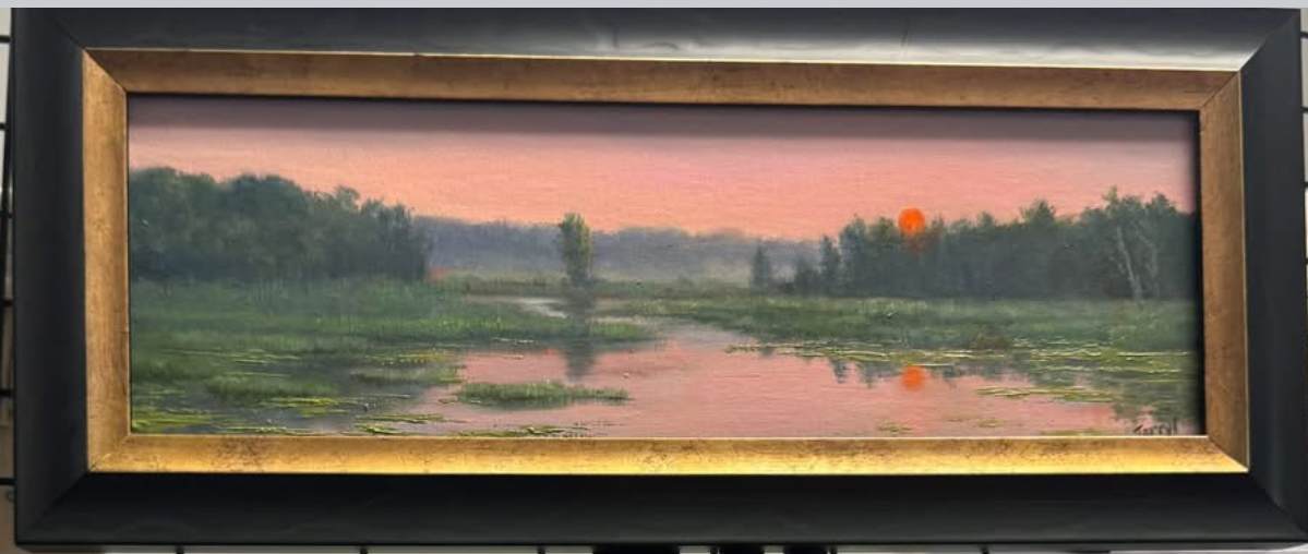 Red Moon-Wellesley Island by Tarryl Gabel 