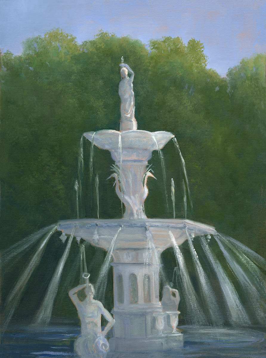 Forsyth Fountain closeup by Tarryl Gabel, Image 1.