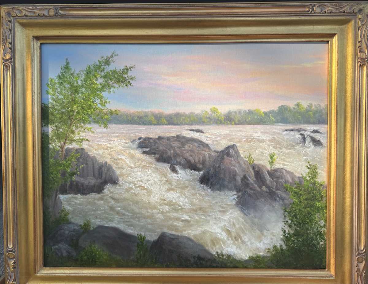 The Roaring Waters of Great Falls by Tarryl Gabel 