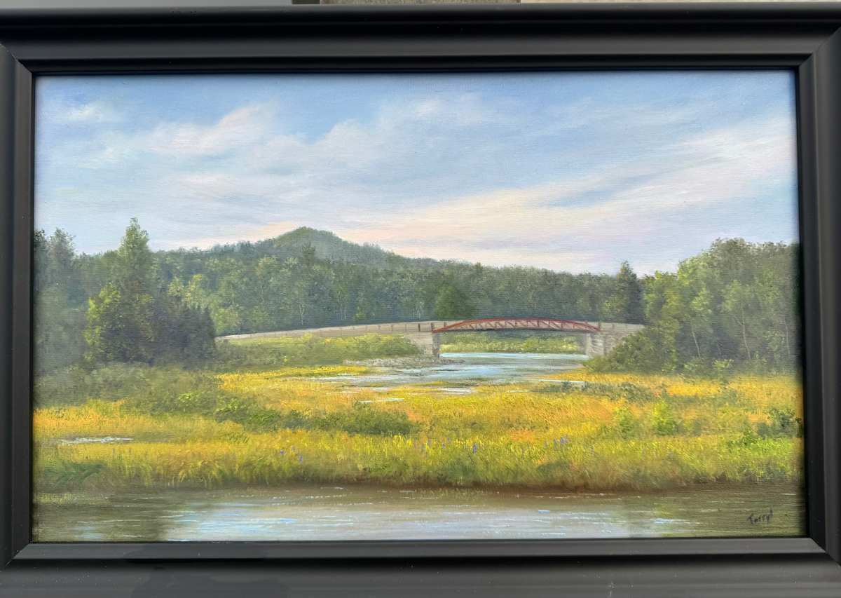 Walking Bridge- Old Forge by Tarryl Gabel 