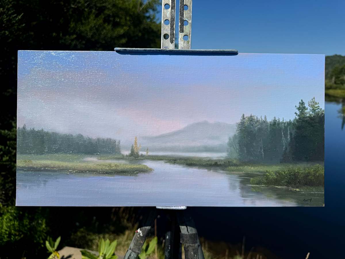 Vanishing Mist, from Green Bridge by Tarryl Gabel, Image 1.
