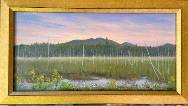 Rail Trail Mnt and Marsh View by Tarryl Gabel, Image 1.