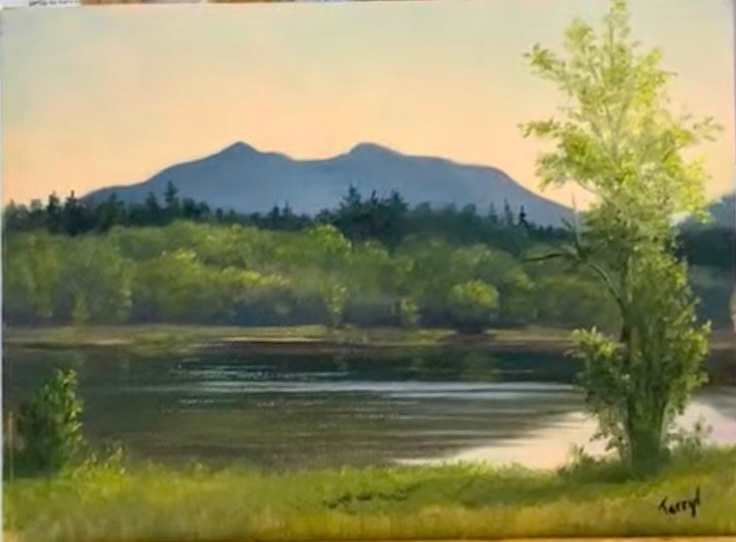McKenzie View over Lake Flower by Tarryl Gabel, Image 1.