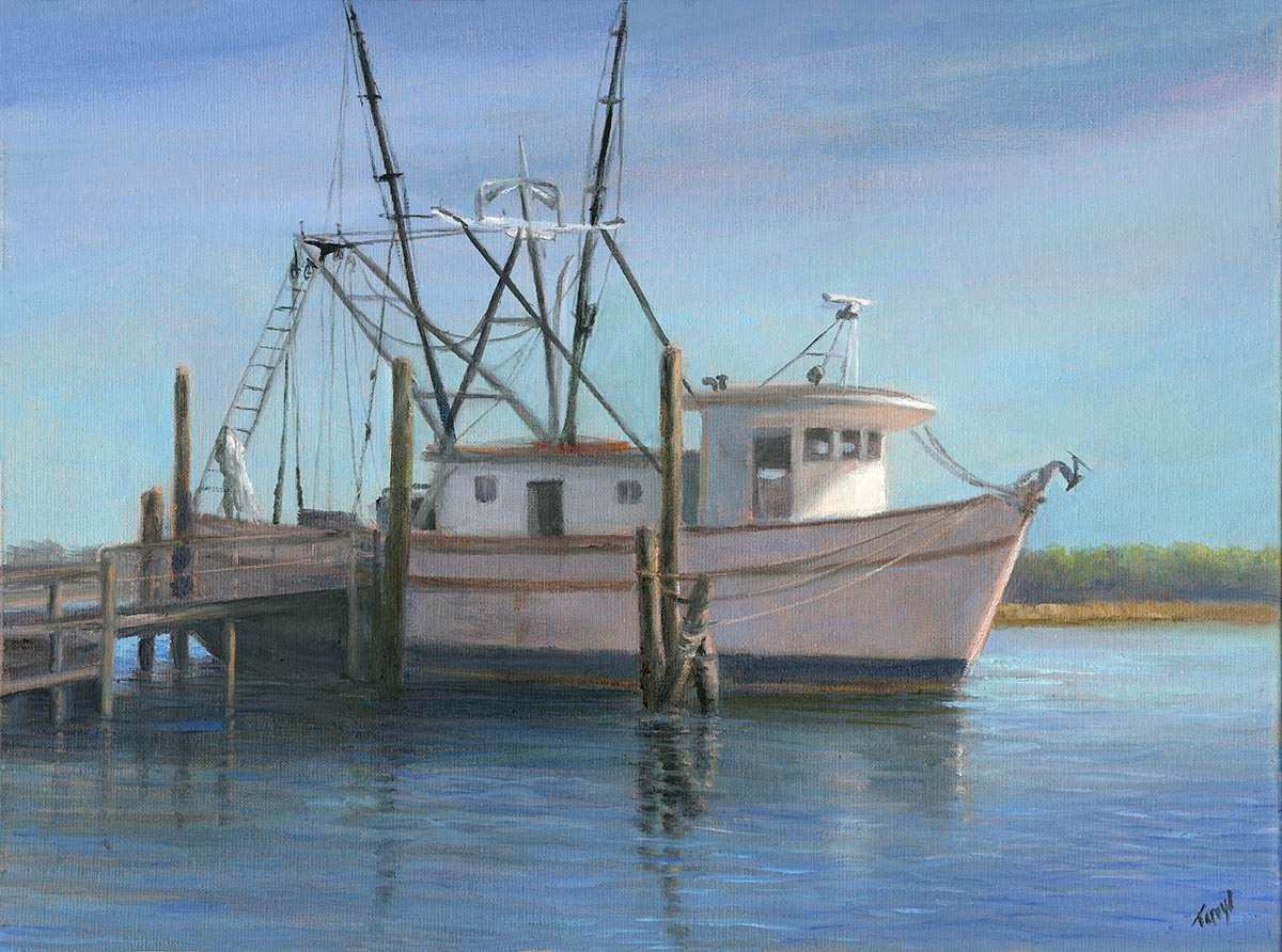 Shrimp Boat, Old Town Bluffton by Tarryl Gabel, Image 1.