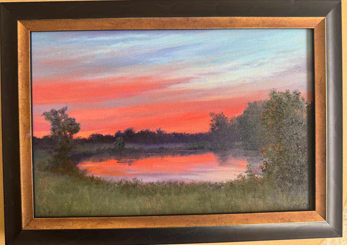 Indigo to Orange, Pre-dawn by Tarryl Gabel, Image 1.