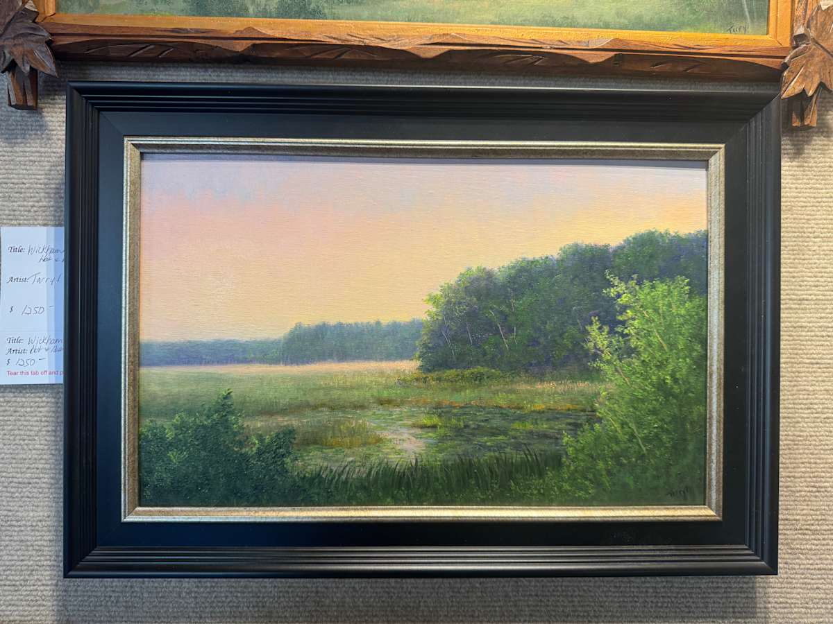 Wickham Marsh, summer smokey haze by Tarryl Gabel, Image 1.