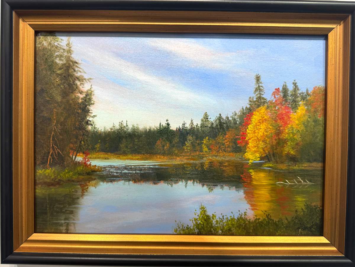 Quiet water, color reflection, Lower Saint Regis by Tarryl Gabel, Image 1.
