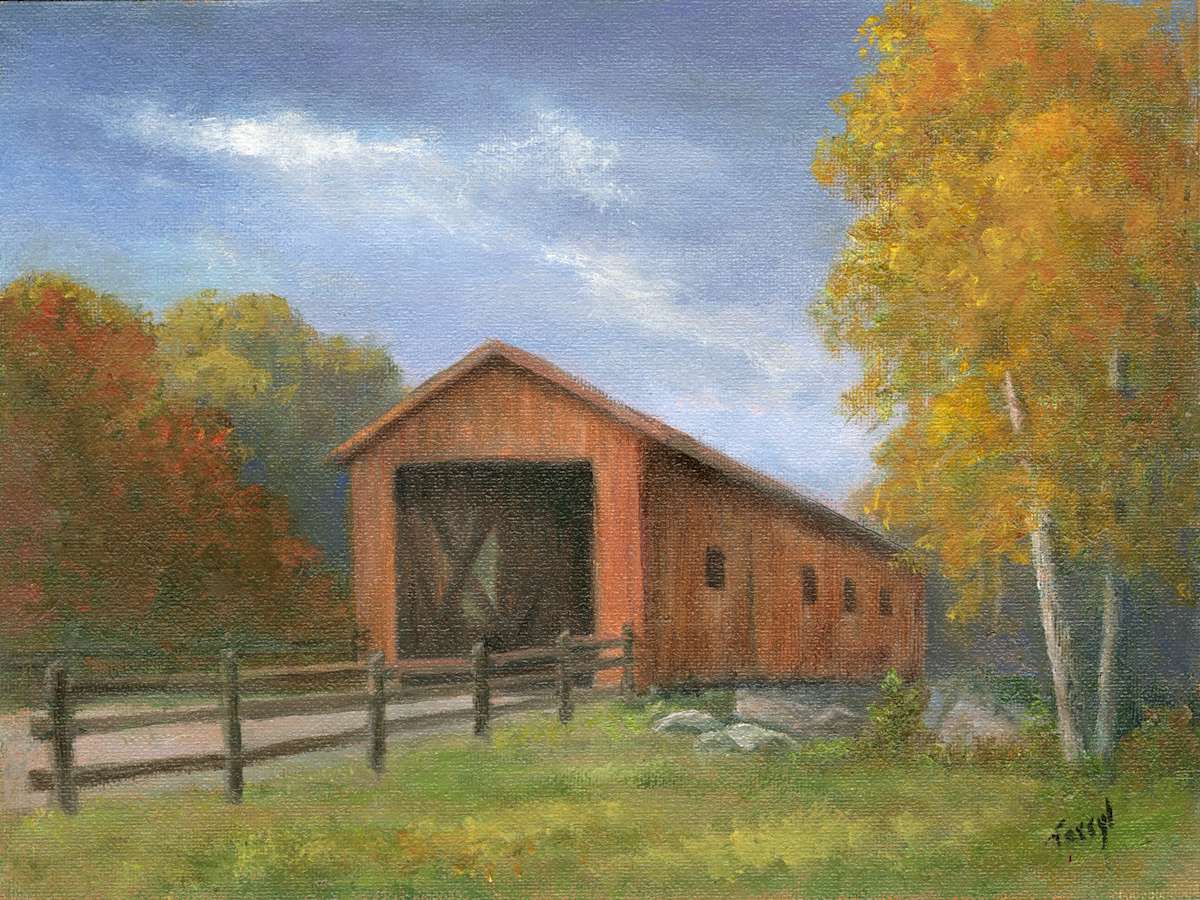 Jay Covered Bridge by Tarryl Gabel, Image 1.