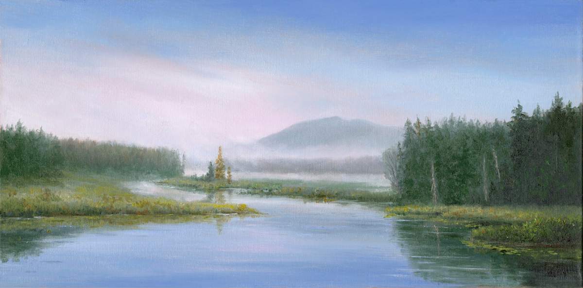 Misty morning Old Forge by Tarryl Gabel, Image 1.