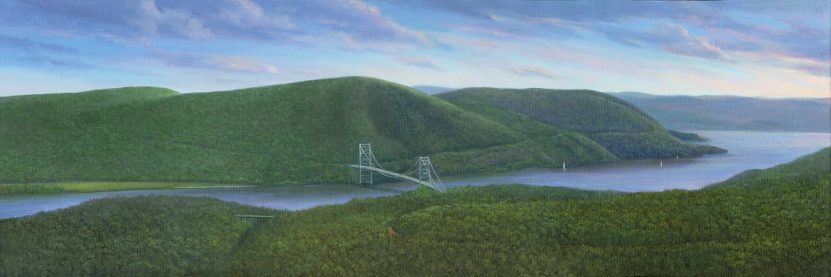 Panoramic Vista, Bear Mountain Bridge by Tarryl Gabel 