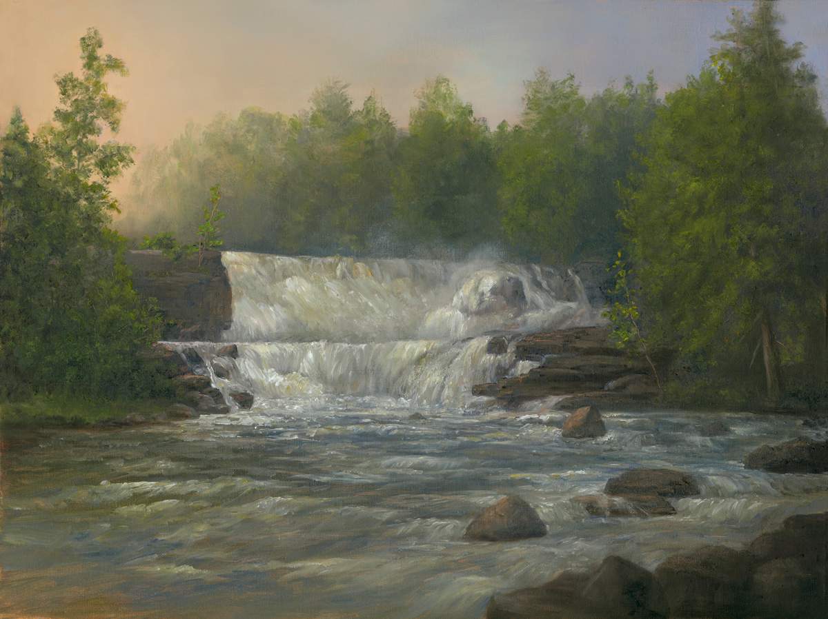 Below St. Regis Falls by Tarryl Gabel, Image 1.