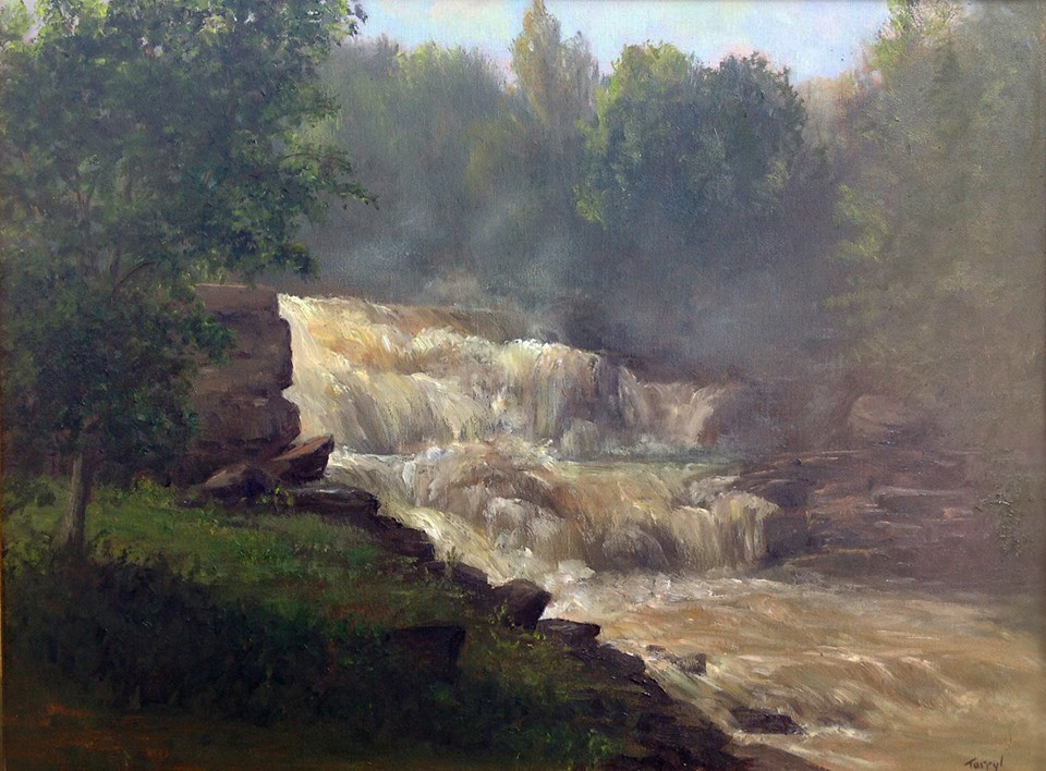 St. Regis Falls, Adirondacks by Tarryl Gabel 