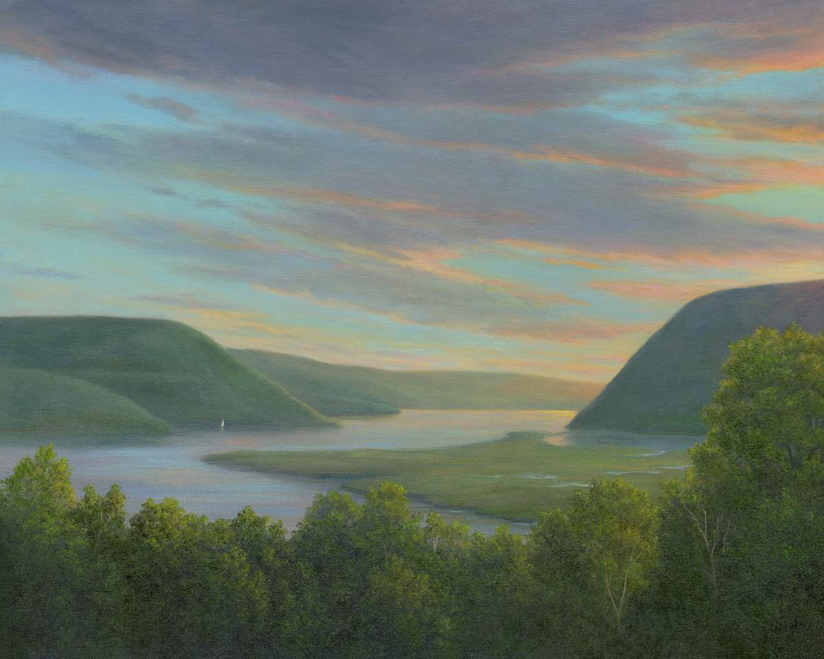 Sunset from Bear Mountain Overlook by Tarryl Gabel 
