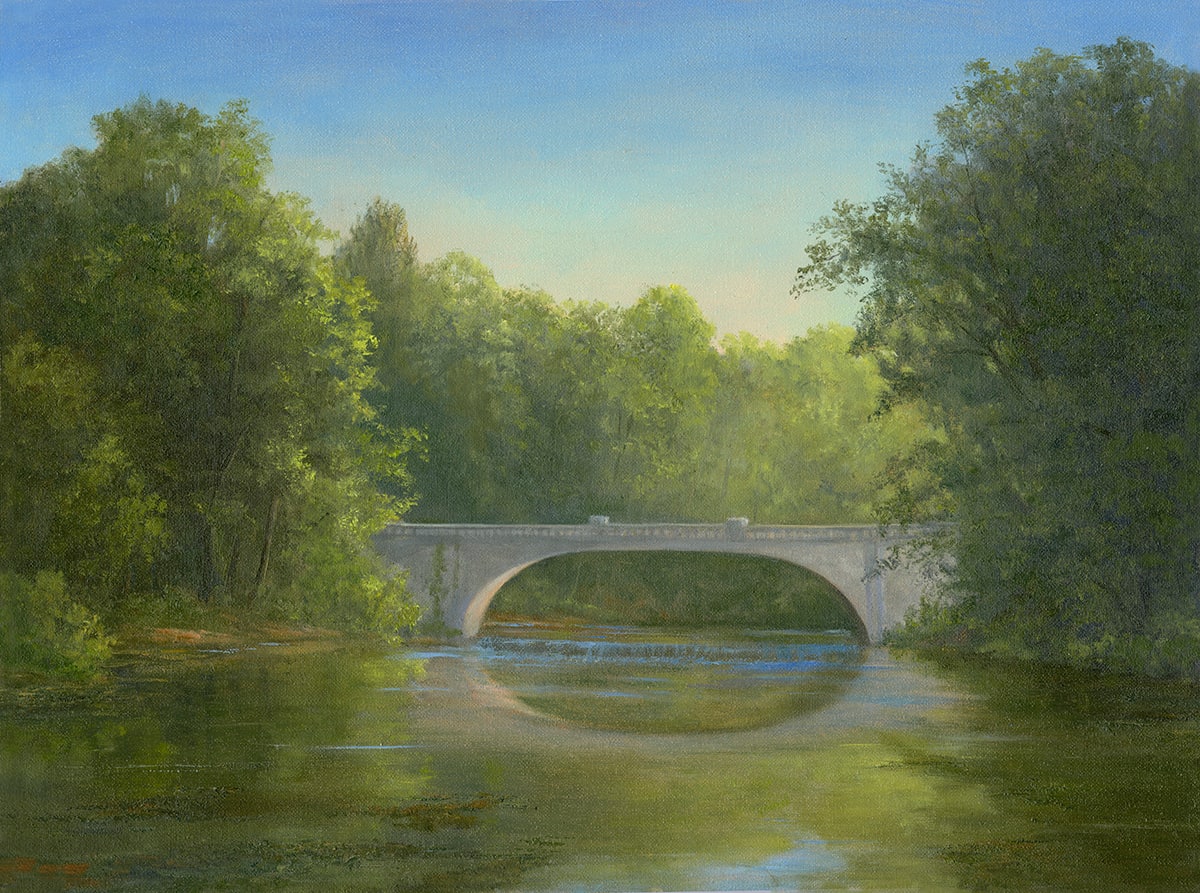 Vanderbilt Bridge Spring Morning by Tarryl Gabel 