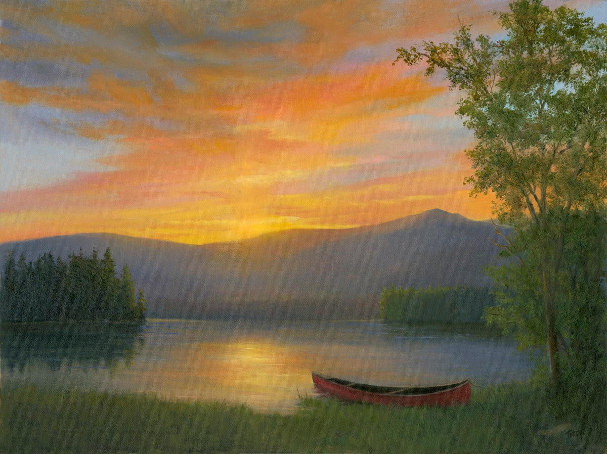 Adirondack Sunset by Tarryl Gabel 