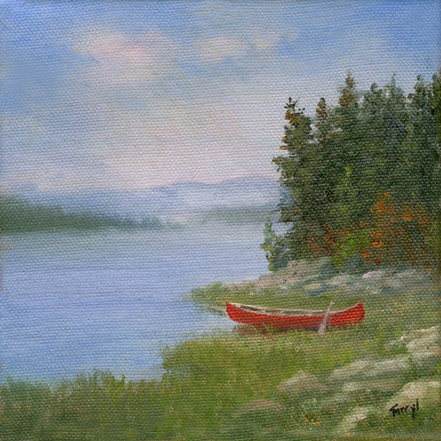 Red Canoe by Tarryl Gabel, Image 1.
