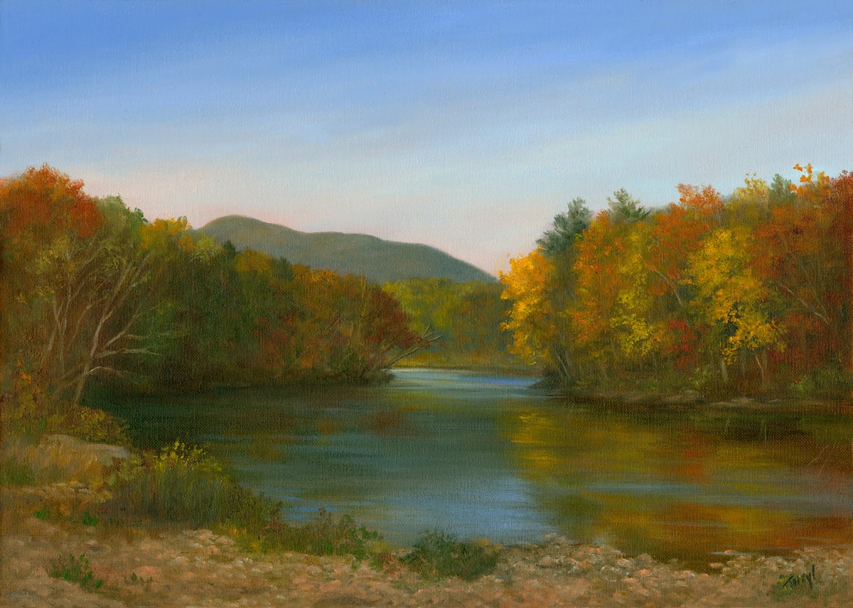 Autumn along the Sacco River, NH 